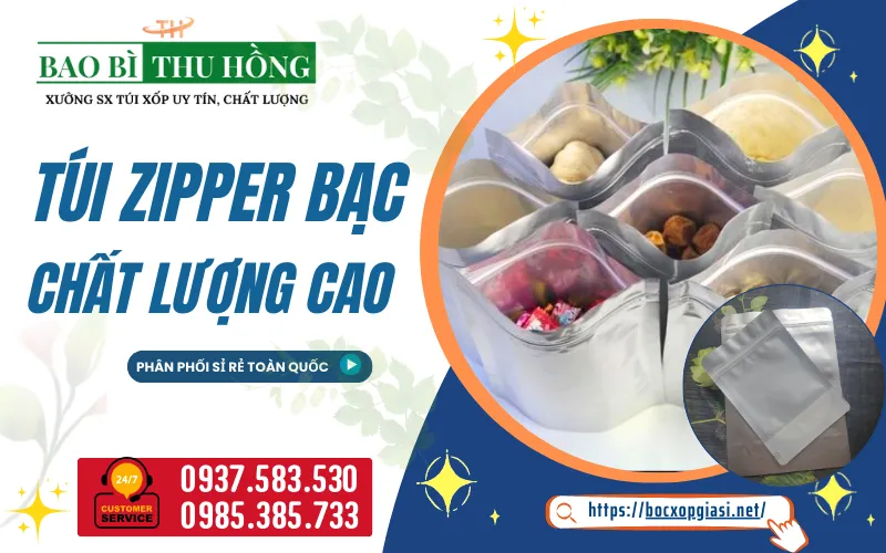 Có nên dùng túi zipper bạc đựng thực phẩm