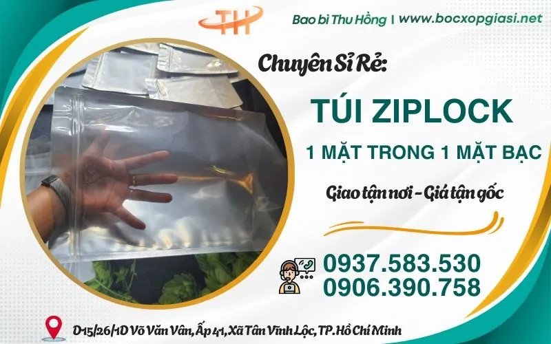 Túi zipper mặt trong mặt bạc là gì