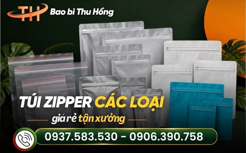 Nguồn Cung Uy Tín Các Loại Túi Zipper Giá Rẻ Sẵn Số Lượng Tại Kho
