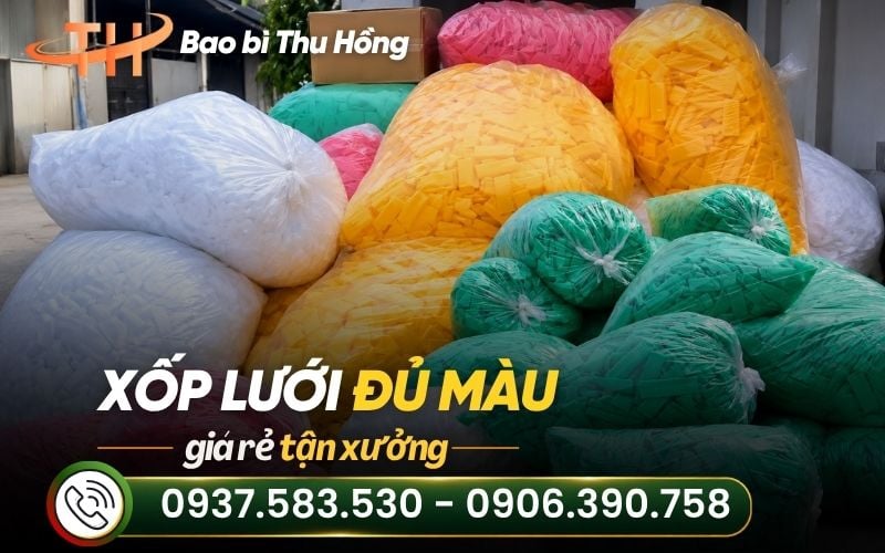 Phân Phối Xốp Lưới Bọc Hoa Quả, Trái Cây Giá Rẻ Tại Xưởng