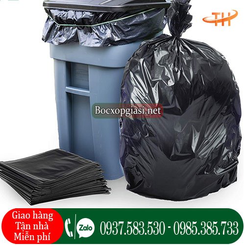 Túi đựng rác công nghiệp PE đen