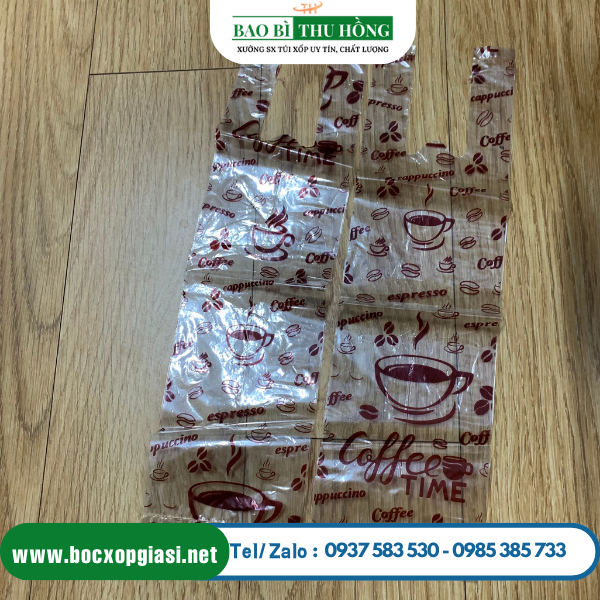 Túi đựng 1 ly cafe in sẵn Túi đựng 1 ly cafe in sẵn
