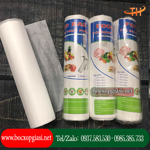 Hình ảnh túi cuộn đựng thực phẩm kích thước 30x45cm Hình ảnh túi cuộn đựng thực phẩm kích thước 30x45cm