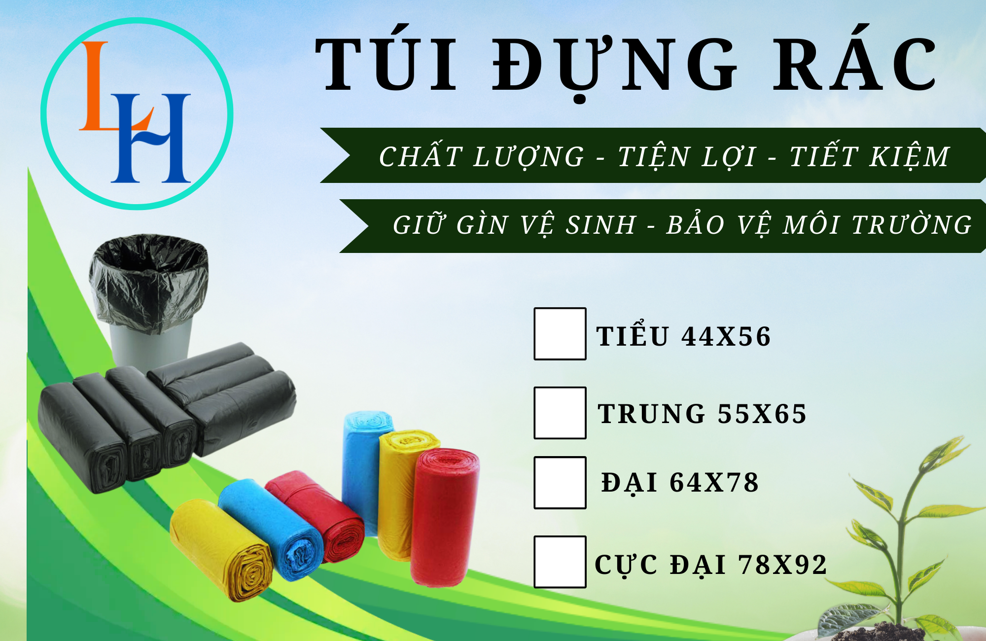 Bao Bì Thu Hồng cung cấp các loại túi thân thiện với môi trường Bao Bì Thu Hồng cung cấp các loại túi thân thiện với môi trường