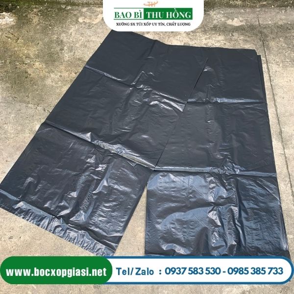 Túi đựng rác công nghiệp HD đen Túi đựng rác công nghiệp HD đen