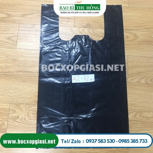 Túi đựng rác cỡ lớn có quai xách Túi đựng rác cỡ lớn có quai xách