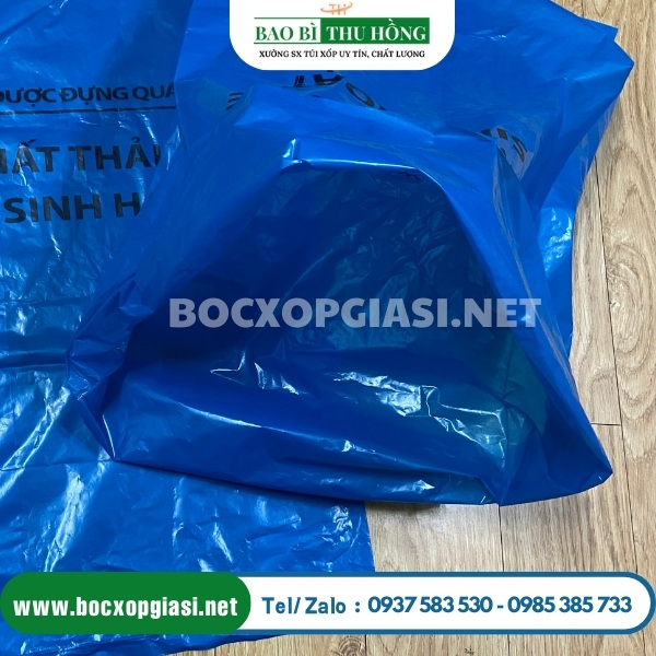 Túi nilon đựng rác thải y tế Túi nilon đựng rác thải y tế