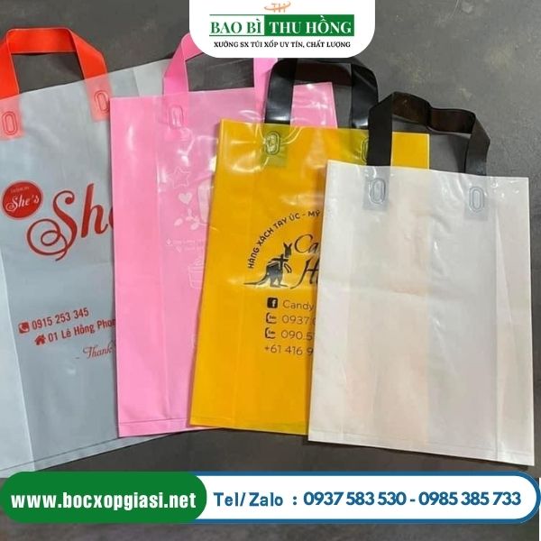 Cung cấp Túi xốp quai ép theo yêu cầu  Cung cấp Túi xốp quai ép theo yêu cầu