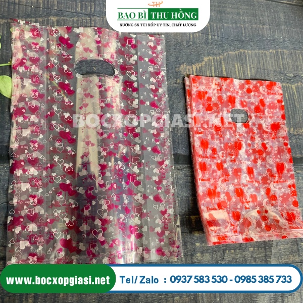 Túi nilon hột xoài PP in sẵn Túi nilon hột xoài PP in sẵn