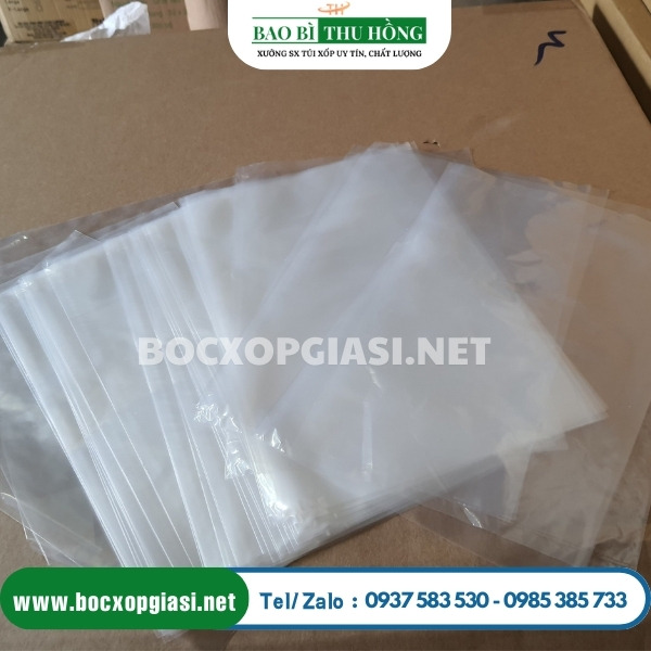 Túi nilon pe trong dẻo loại trung Túi nilon pe trong dẻo loại trung