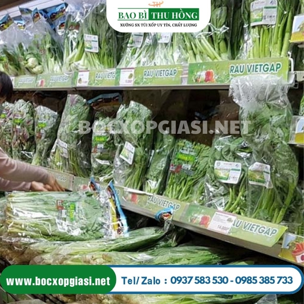 túi pp kiếng đựng rau sạch túi pp kiếng đựng rau sạch