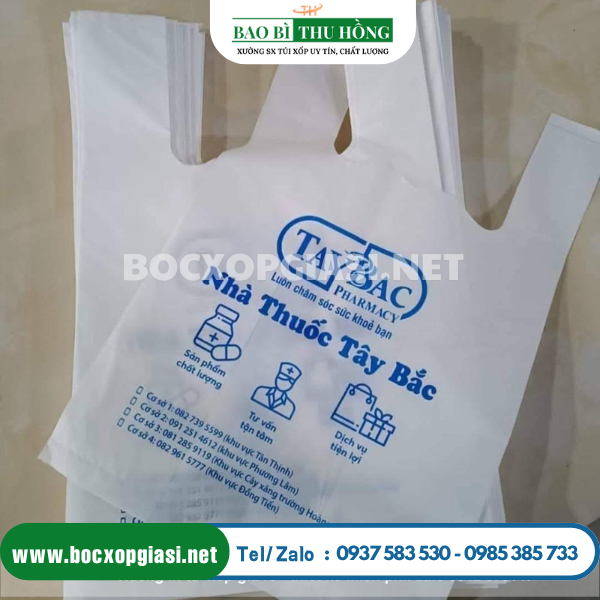 Ưu điểm túi xốp siêu thị in logo