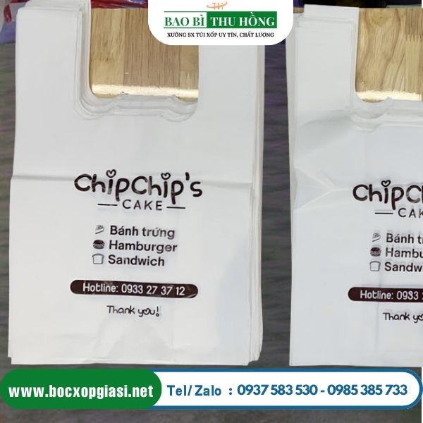 Mẫu túi xốp siêu thị đựng bánh ngọt Mẫu túi xốp siêu thị đựng bánh ngọt