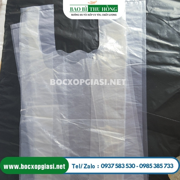 Túi xốp trắng trơn hàng chợ Túi xốp trắng trơn hàng chợ