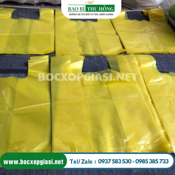 Túi nilon zin loại 1 chất lượng màu vàng Túi nilon zin loại 1 chất lượng màu vàng