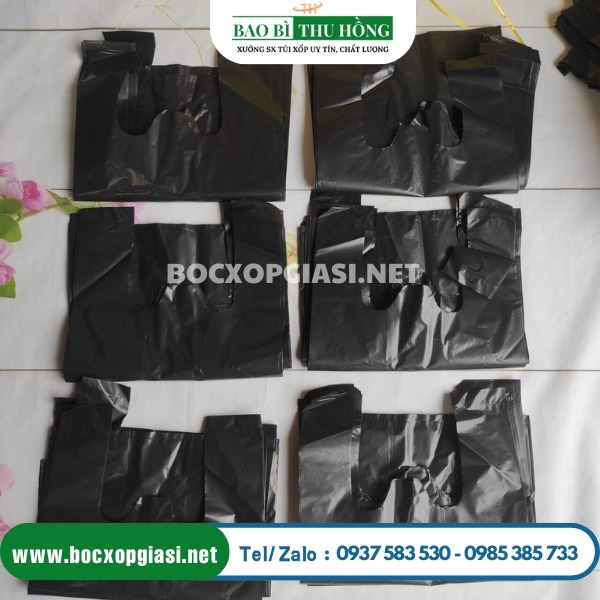 Túi nilon zin màu đen bóng chất lượng tại Bao Bì Thu Hồng Túi nilon zin màu đen bóng chất lượng tại Bao Bì Thu Hồng