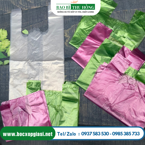 Túi xốp zin gai màu