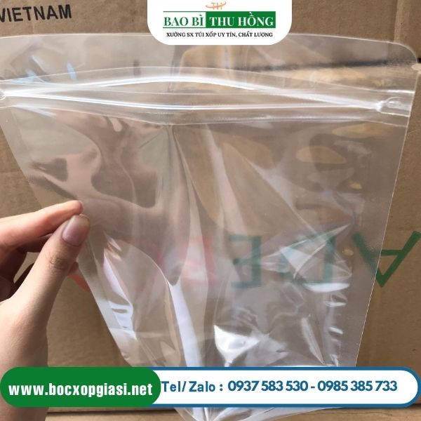 Thu Hồng cung cấp túi zip trong 2 mặt đảm bảo chất lượng Thu Hồng cung cấp túi zip trong 2 mặt đảm bảo chất lượng