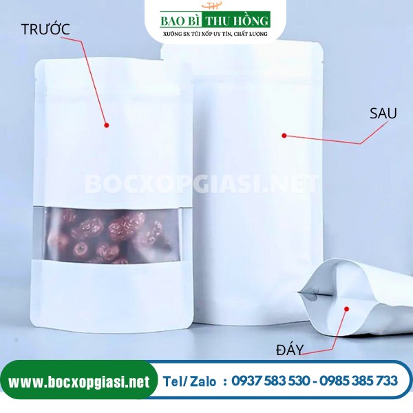 Túi zip đáy đứng Túi zip đáy đứng