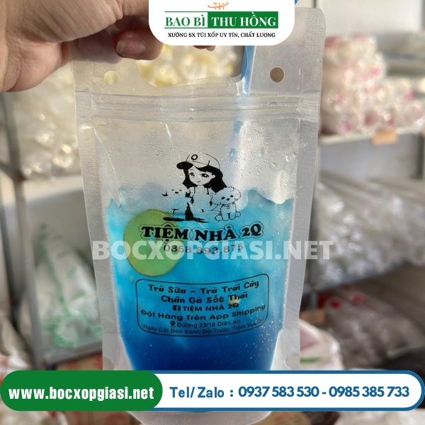 Mẫu Túi zip đựng trà chanh in theo yêu cầu Mẫu Túi zip đựng trà chanh in theo yêu cầu
