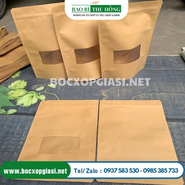 Túi giấy có cửa sổ đựng thực phẩm chuyên nghiệp lịch sự