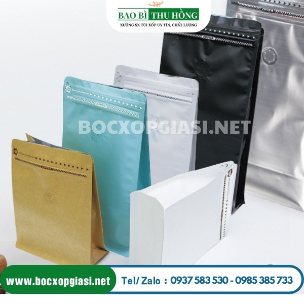 Túi zip nhôm 8 biên Túi zip nhôm 8 biên