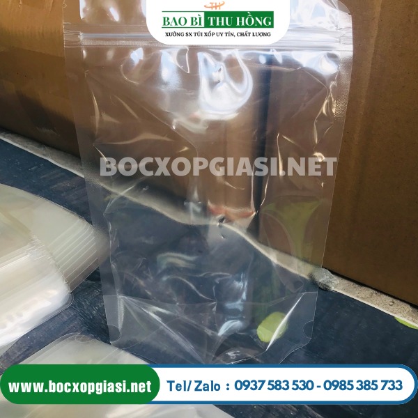 Hình ảnh túi zip đáy đứng trong kt 15x22cm Hình ảnh túi zip đáy đứng trong kt 15x22cm