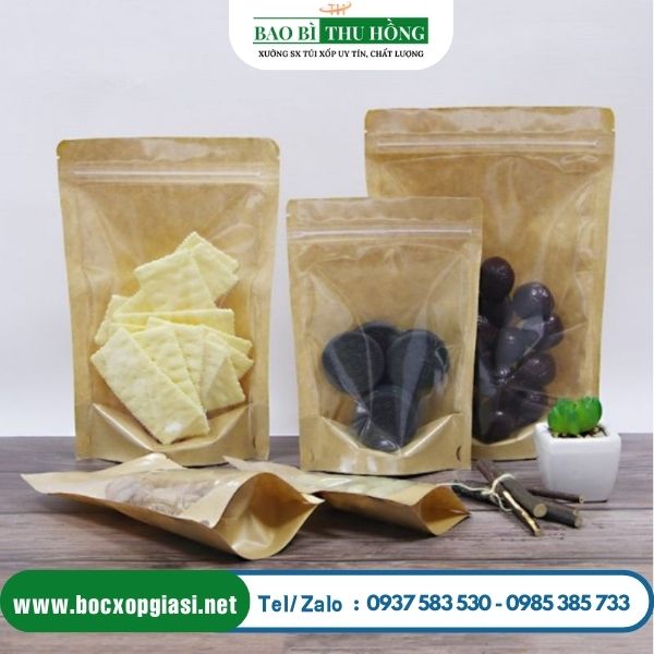 Túi zipper giấy 1 mặt trong Túi zipper giấy 1 mặt trong