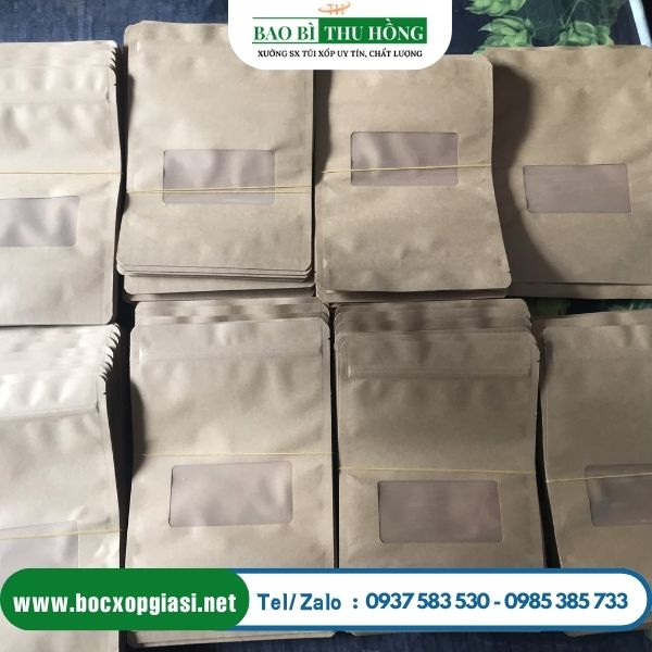 Thu Hồng chuyên sỉ Túi zipper giấy có cửa sổ đựng thực phẩm giá rẻ tại TpHCM Thu Hồng chuyên sỉ Túi zipper giấy có cửa sổ đựng thực phẩm giá rẻ tại TpHCM