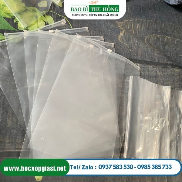 Túi zipper khóa kéo PE Túi zipper khóa kéo PE