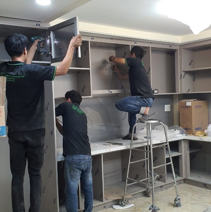 Tủ bếp nhựa cao cấp