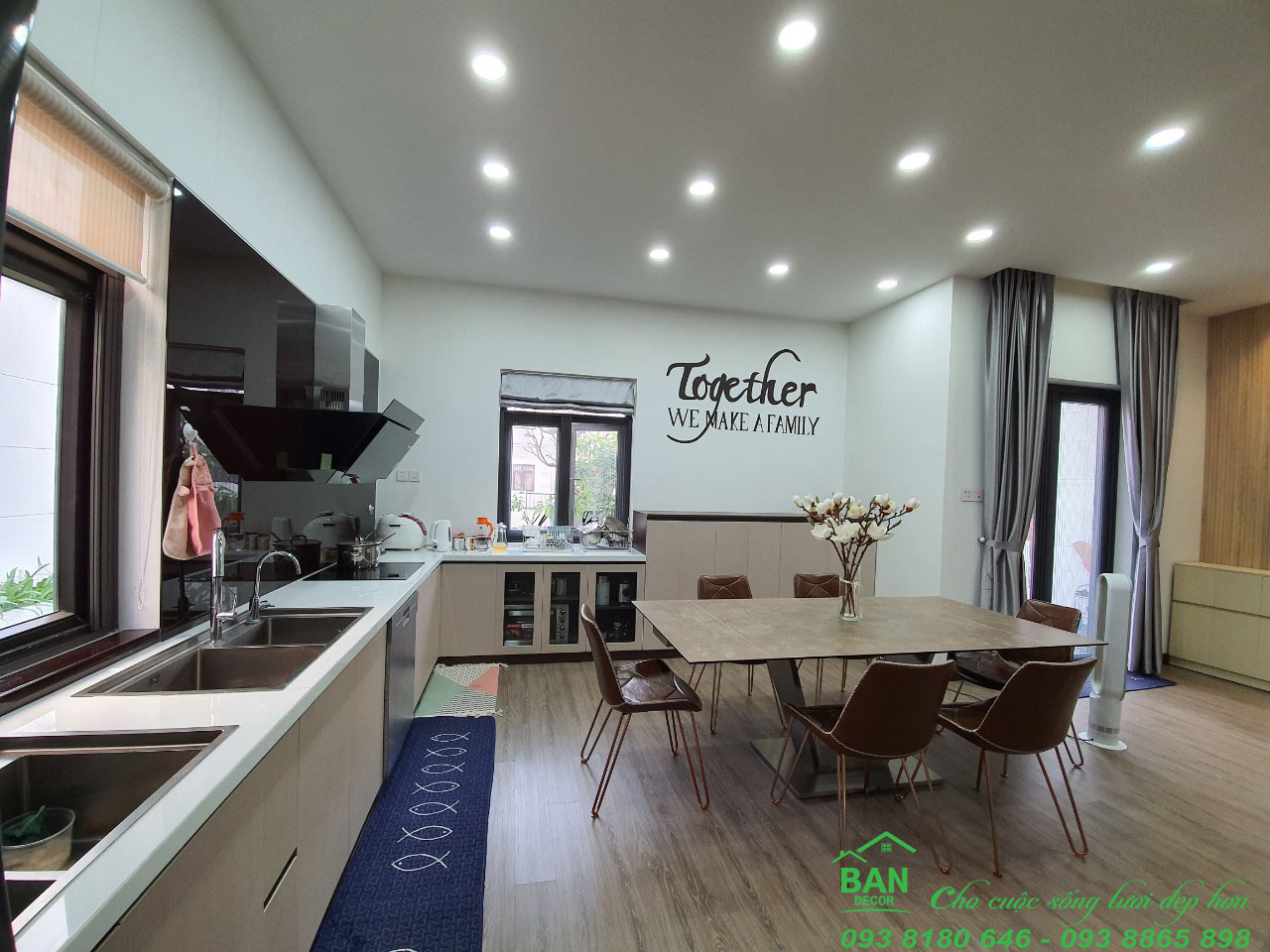 Thiết kế thi công nội thất nhà phố