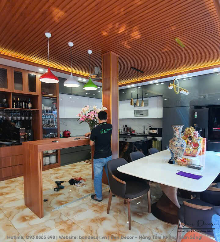 Tủ bếp nhựa acrylic