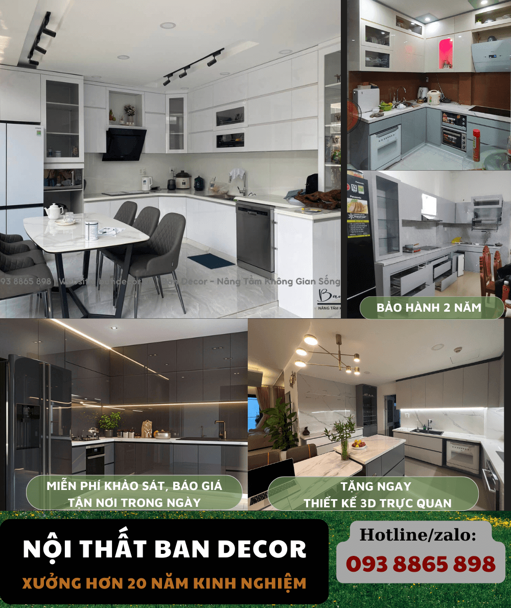 Tủ bếp nhựa cao cấp