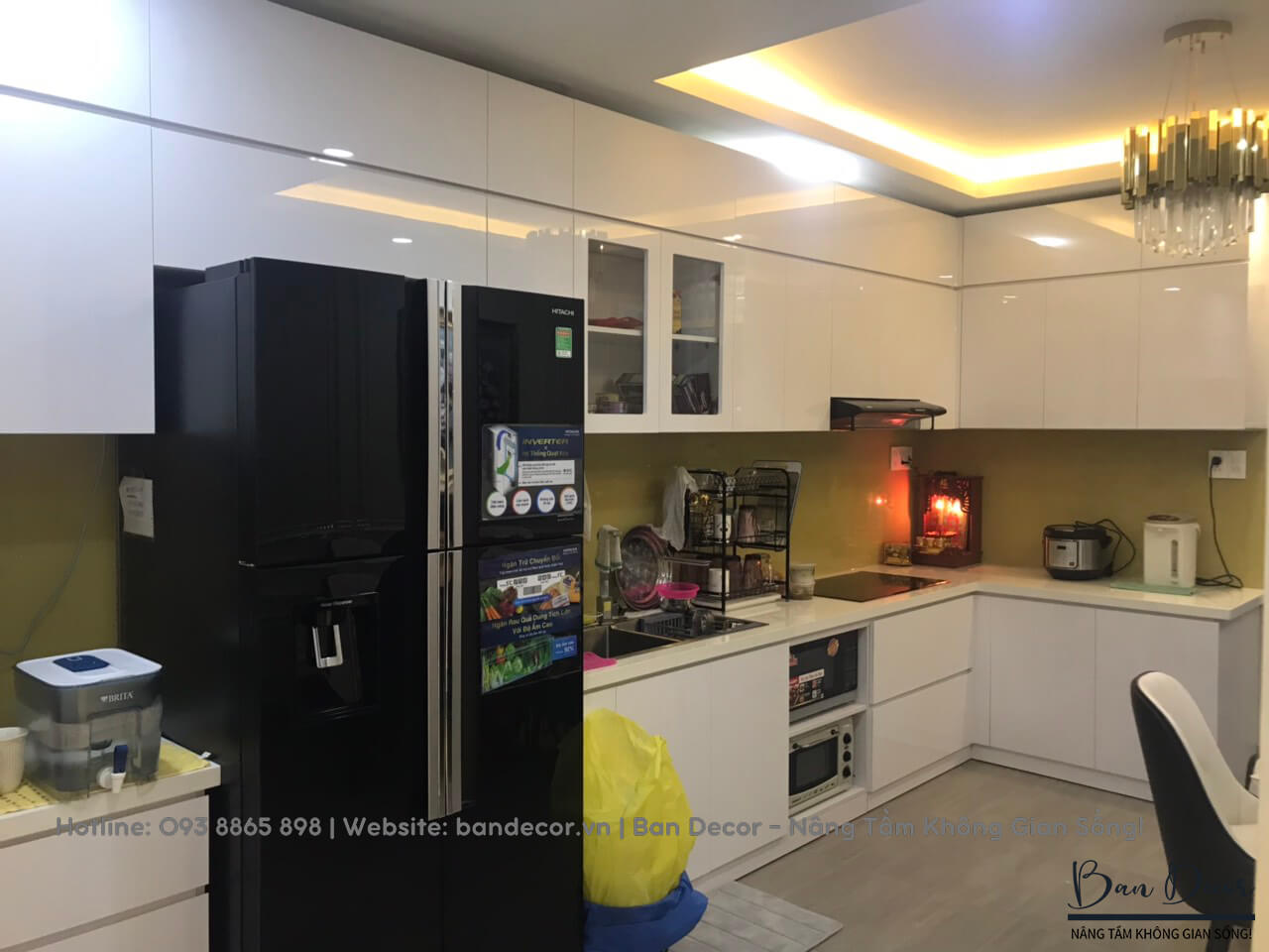 Thi công tủ bếp