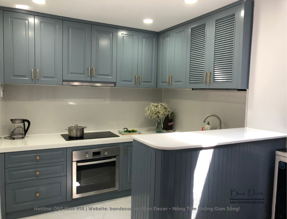Thi công tủ bếp