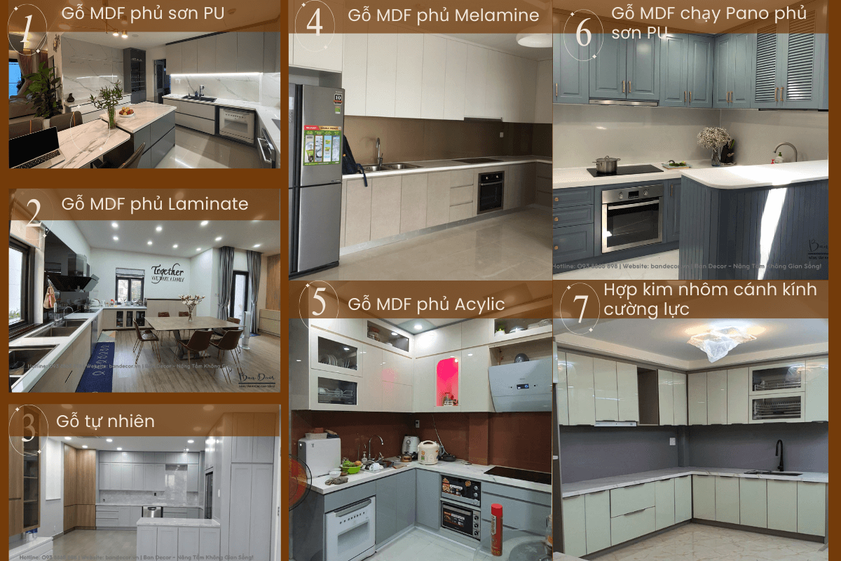 Thi công tủ bếp