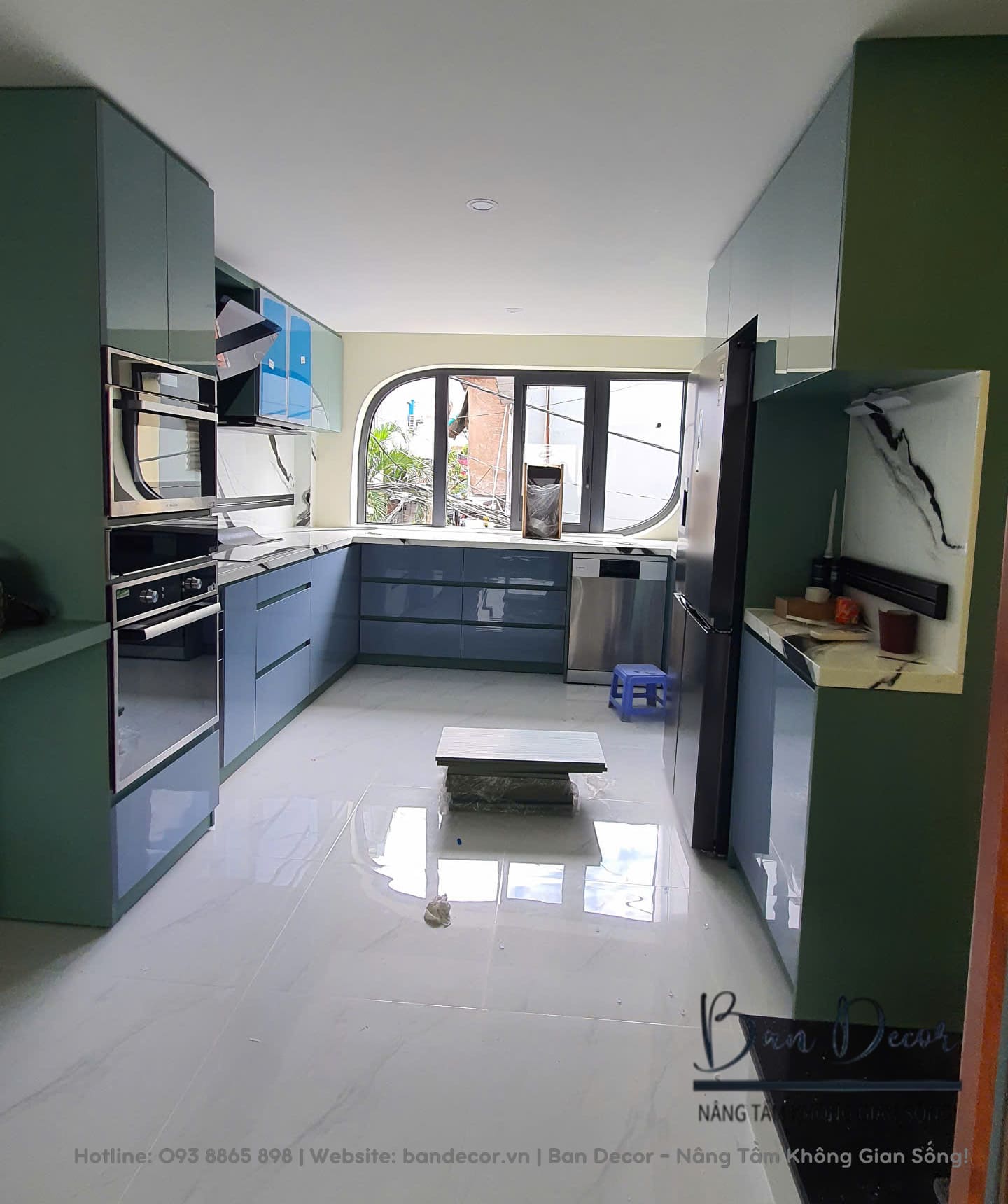 Kinh nghiệm thi công tủ bếp Acrylic