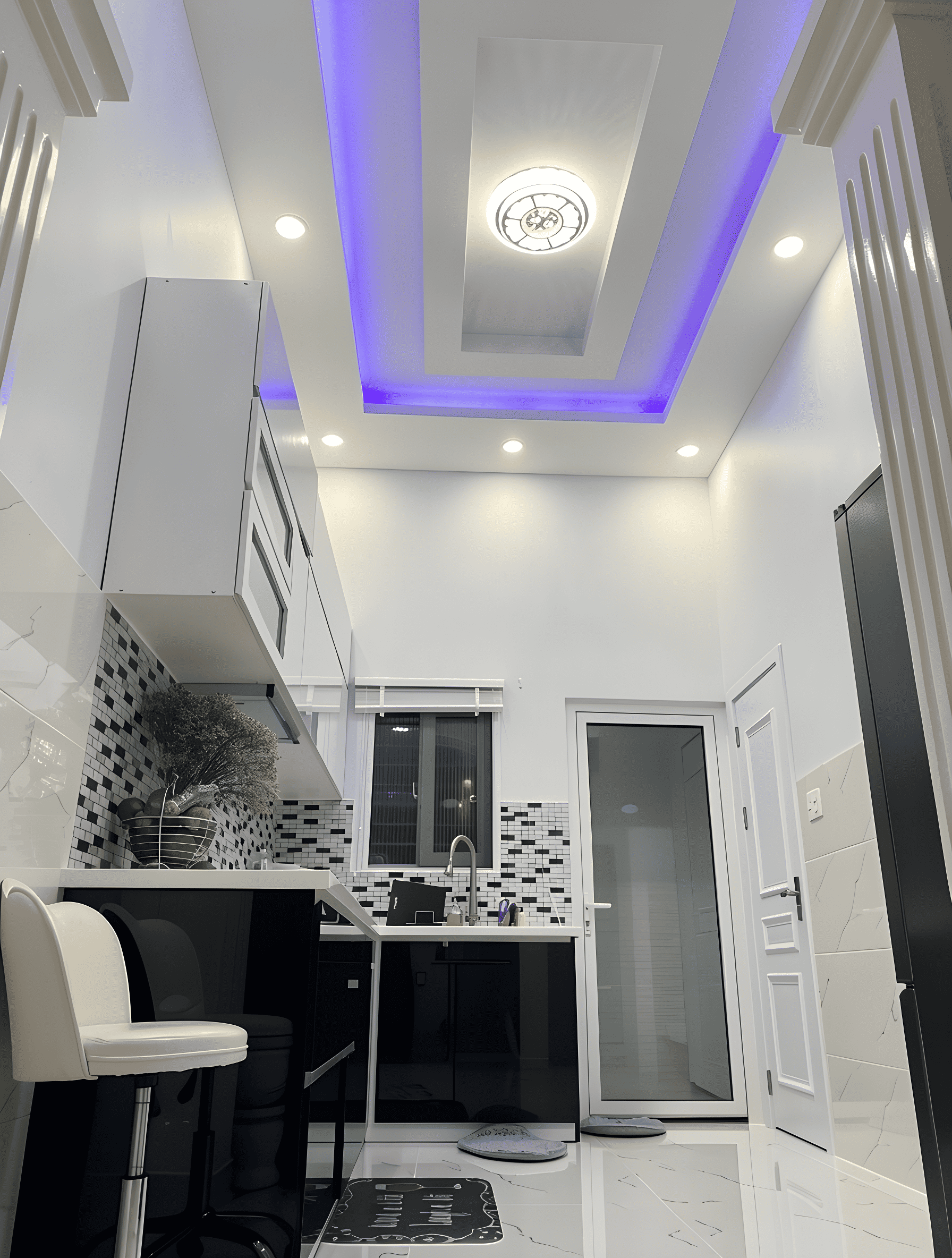 Công trình thực tế tủ bếp Acrylic