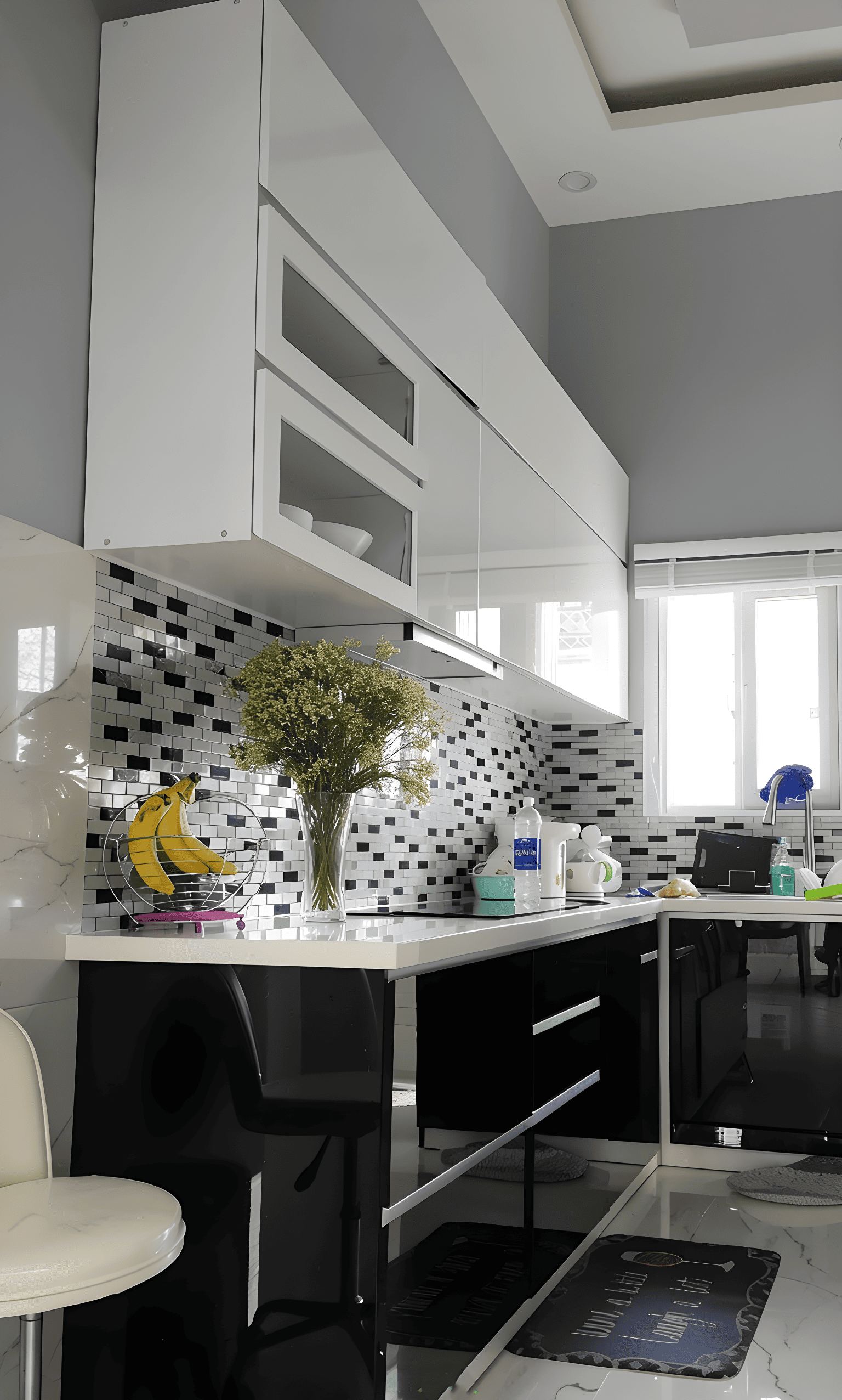 Công trình thực tế tủ bếp Acrylic