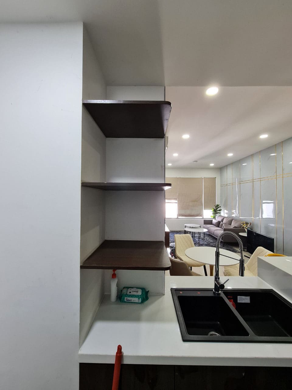 Công trình thực tế thi công tủ bếp Acrylic