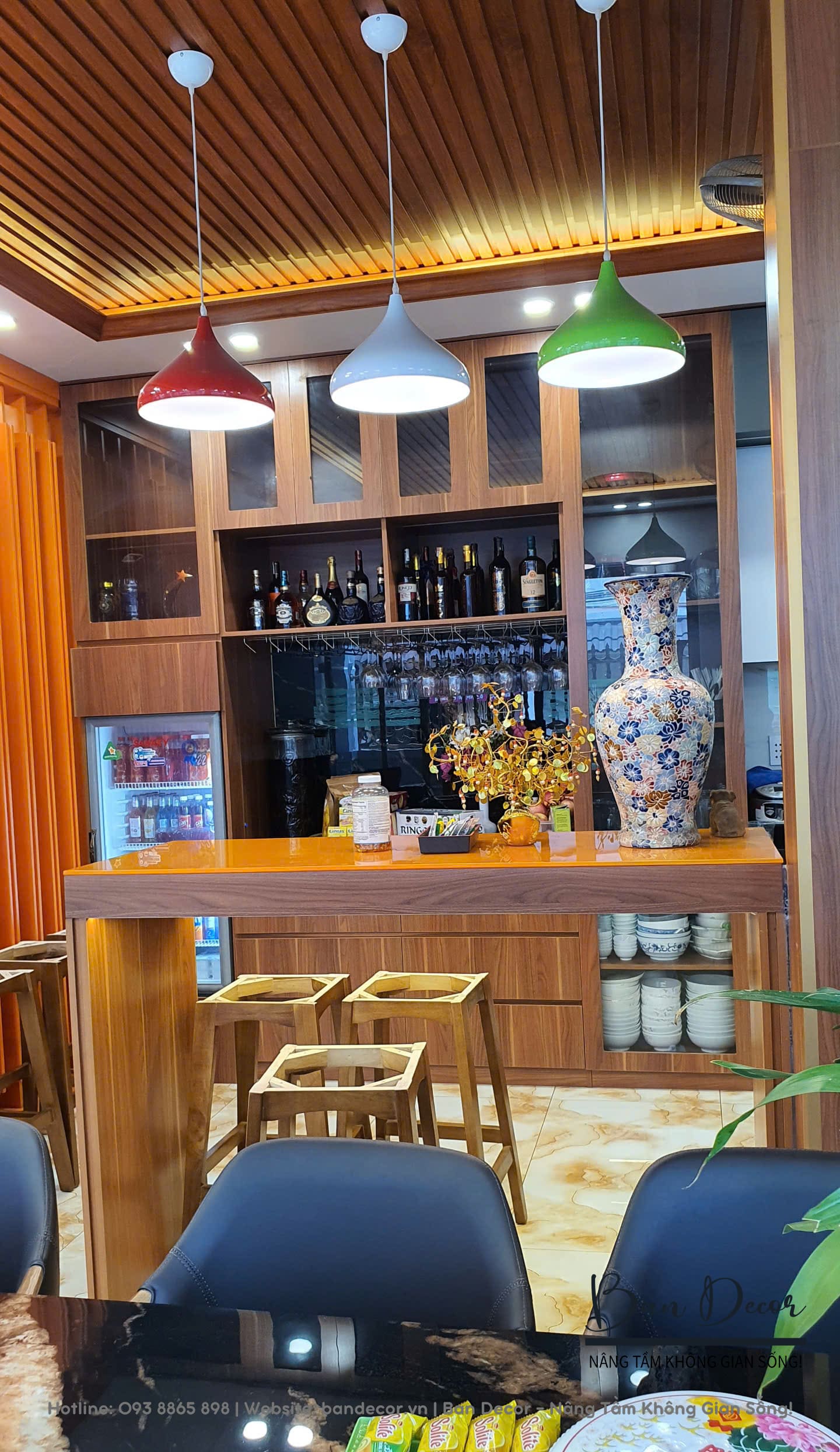 Công trình thực tế thi công tủ bếp Acrylic