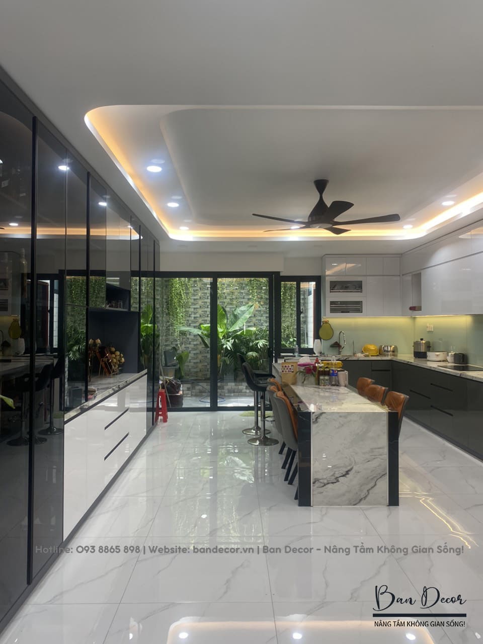 Công trình thực tế tủ bếp Acrylic