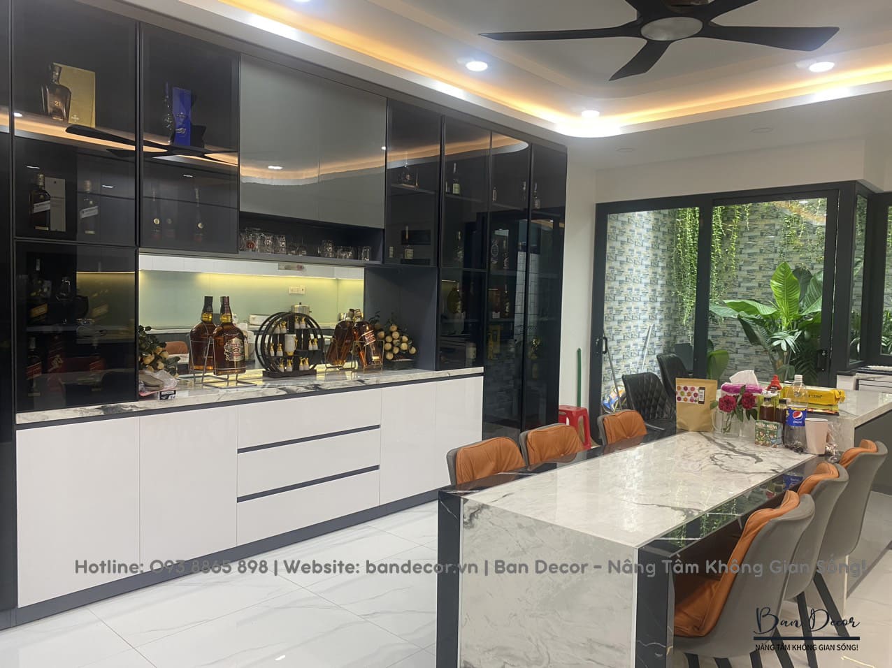 Công trình thực tế tủ bếp Acrylic