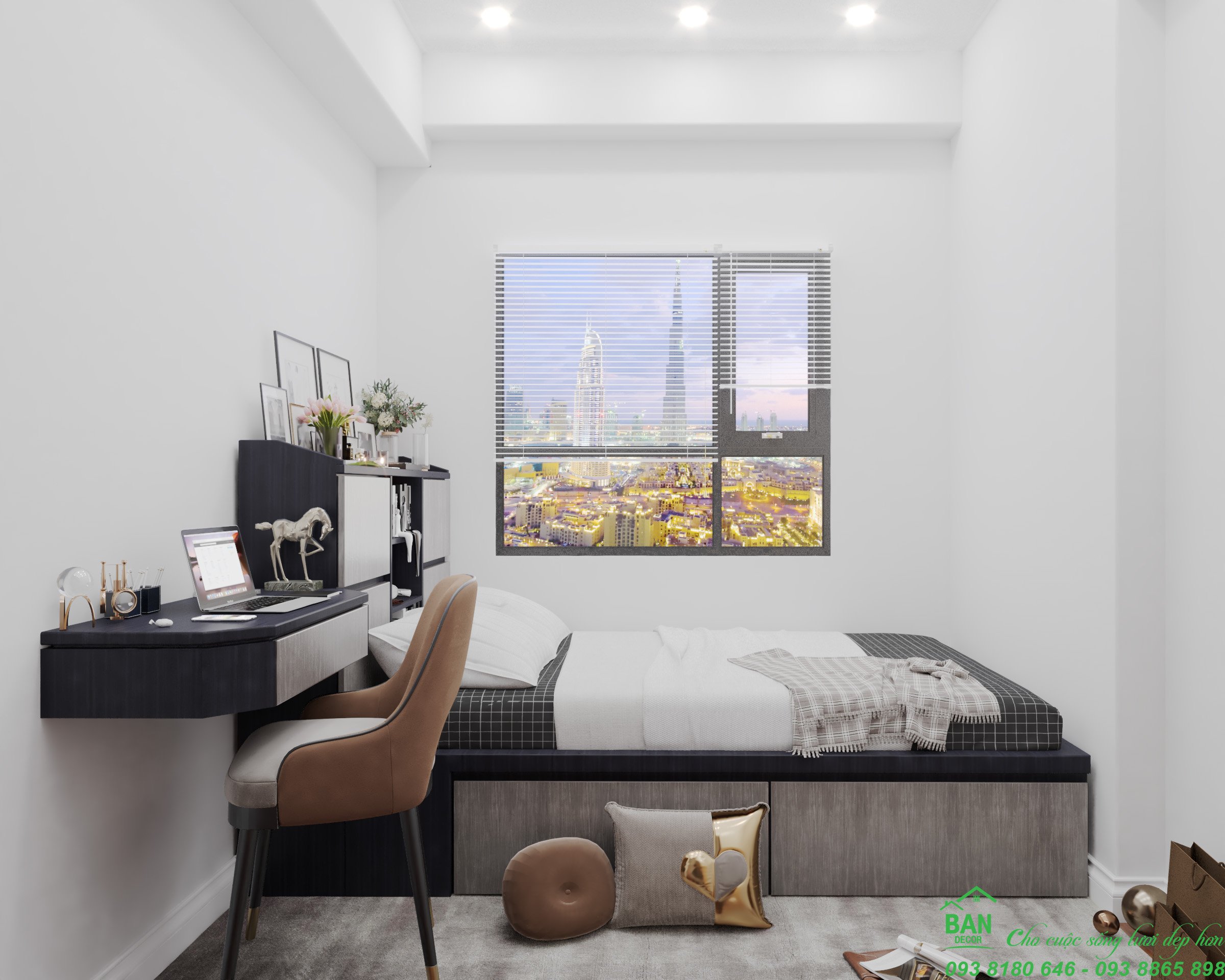 Thiết kế va thi công nội thất chung cư