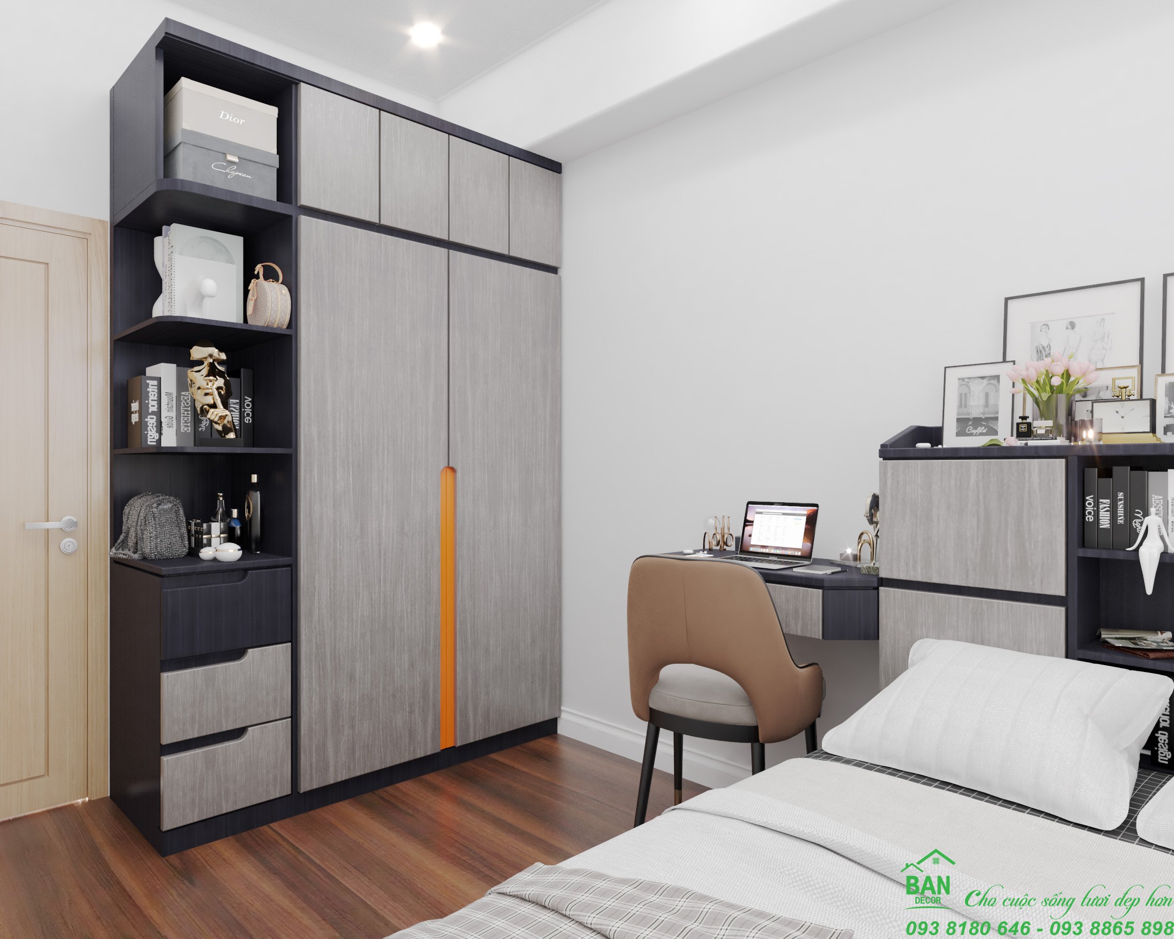 Thiết kế va thi công nội thất chung cư