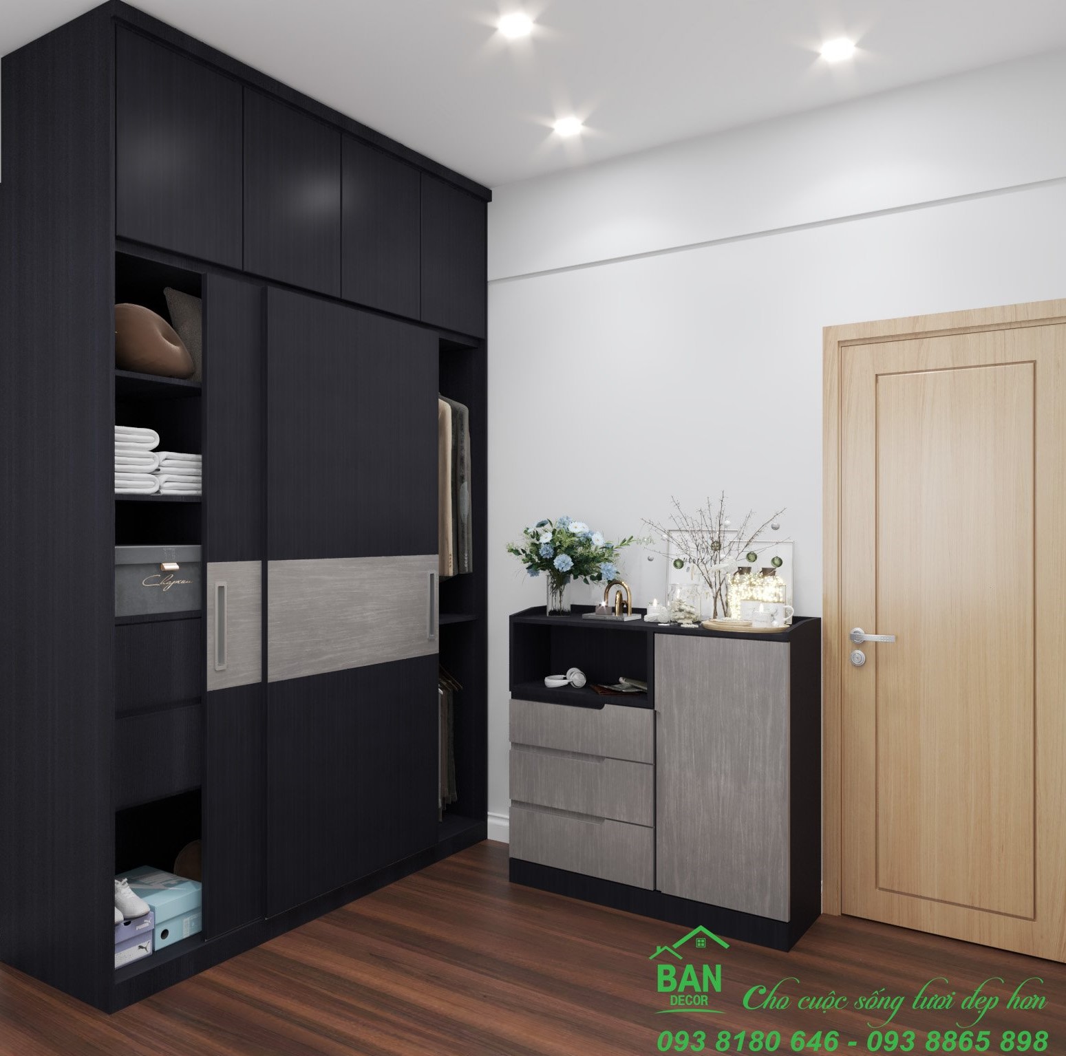 Thiết kế va thi công nội thất chung cư