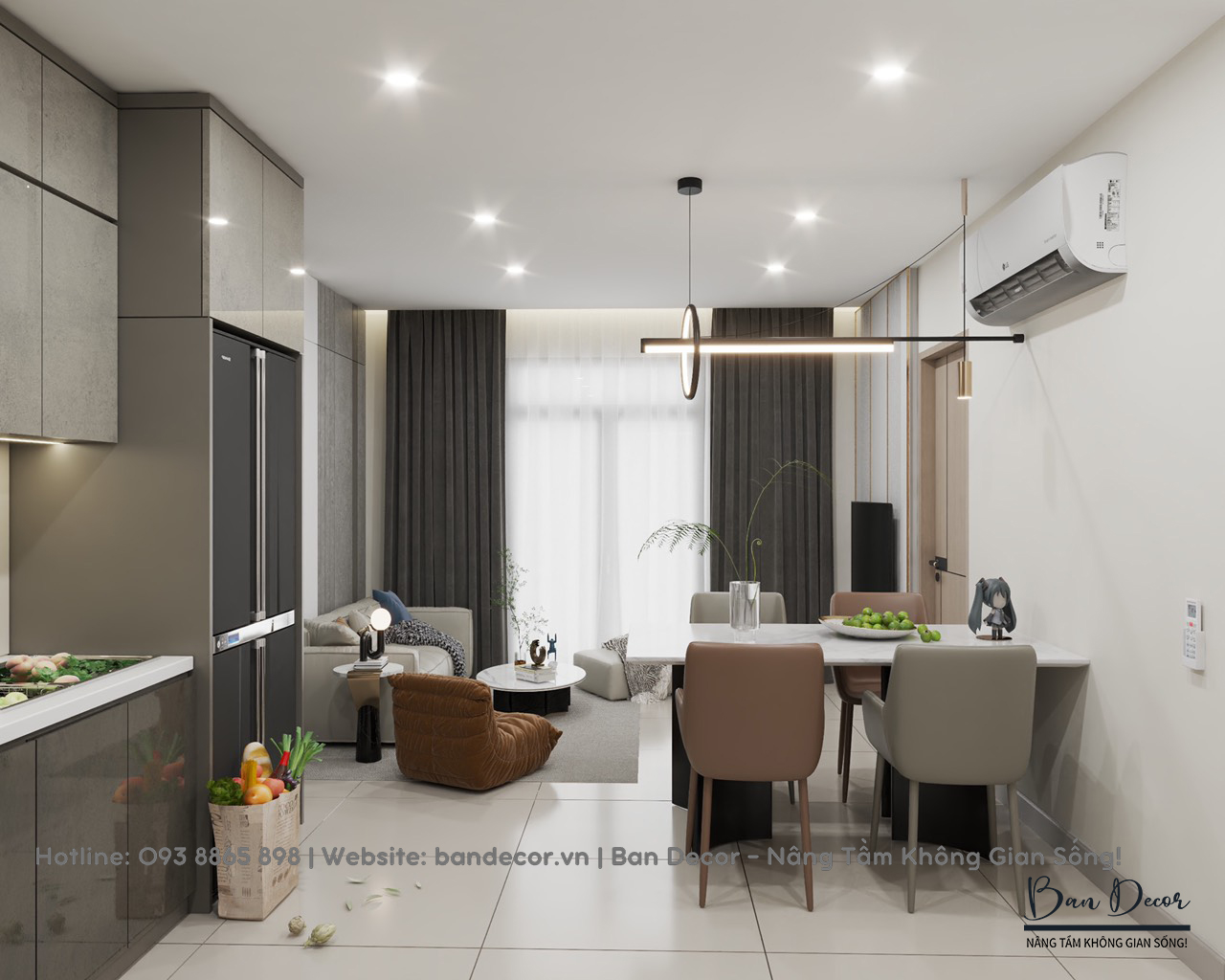 Thiết kế và thi công nội thất chung cư