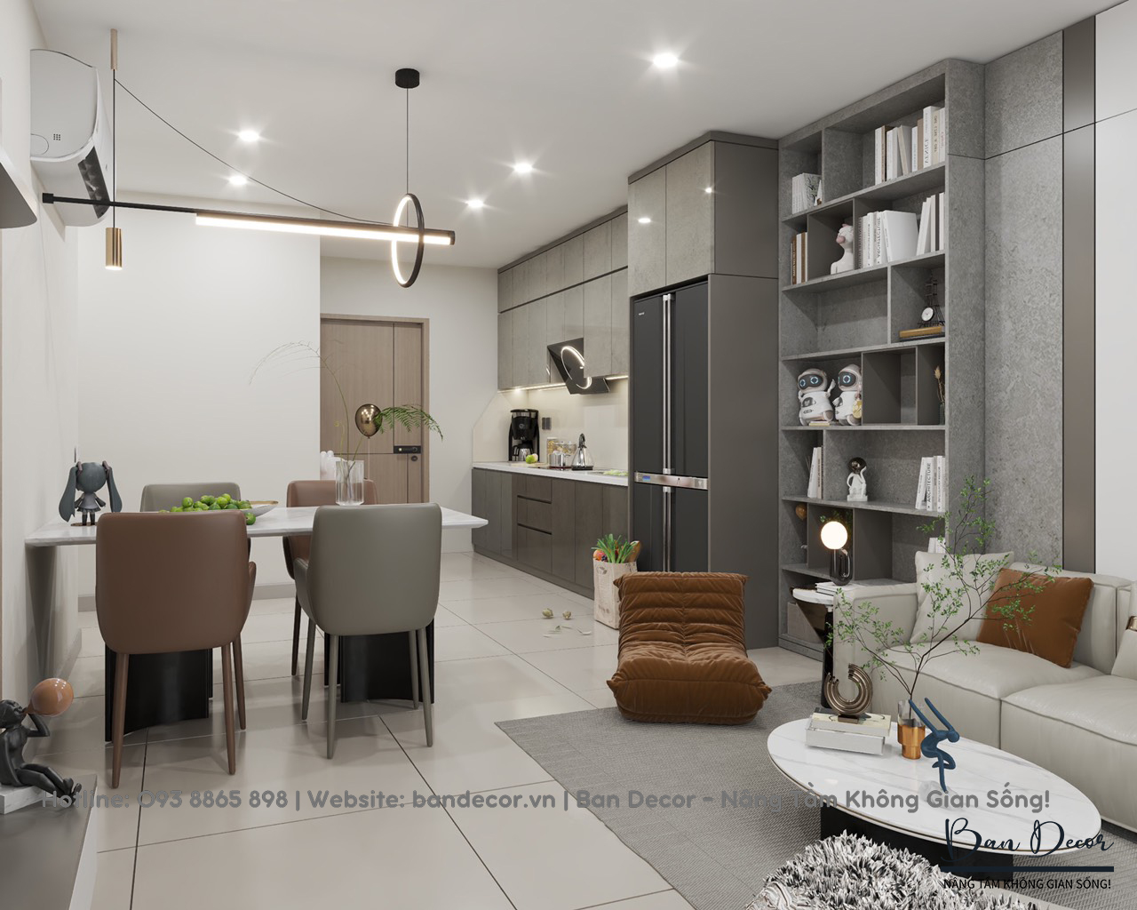 Thiết kế và thi công nội thất chung cư