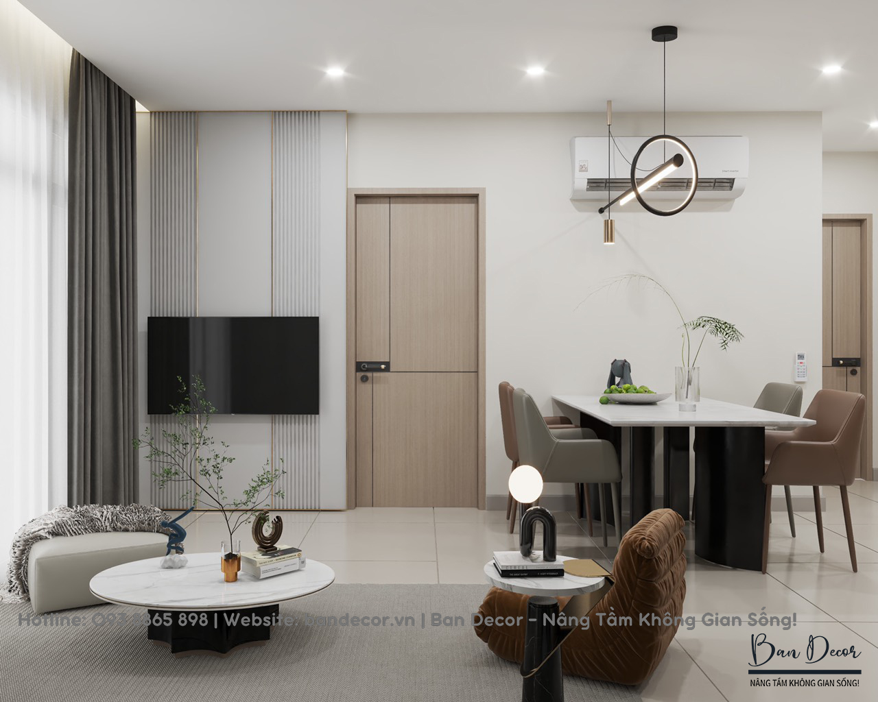 Thiết kế và thi công nội thất chung cư